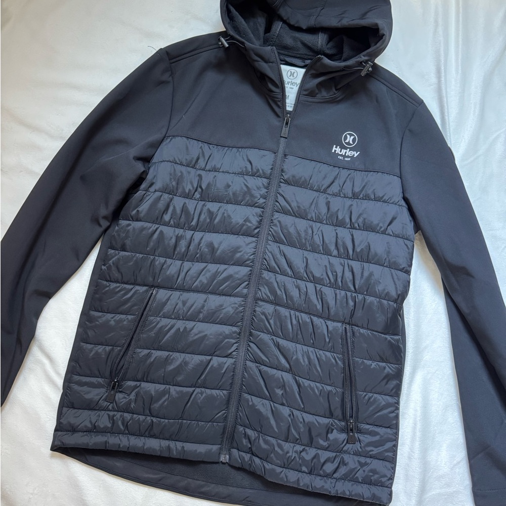 Hurley Men's Black Jacket size Medium
